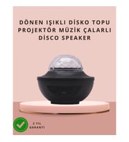 Mey İthalat® Sesle Aktive Olabilen Uzaktan Kumandalı Ayarlanabilir Galaxy Gece Lambası