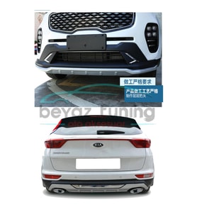 Kia Sportage Ön Arka Tampon Koruma Difüzör 2016-2017-2018 KX5