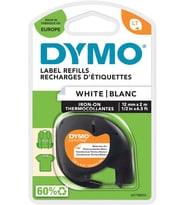 Dymo S0718850, Letratag Ütü Transfer Şerit (12 Mm X 2 Mt), Beyaz