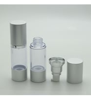 BOŞ KREM VE LOSYON ŞİŞESİ 30 ML (2 ADET) BOŞ AİRLESS ŞİŞE (Şeffaf)