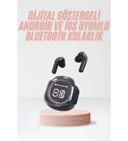 Yeni Nesil Bluetooth Kulaklık Dijital Göstergeli Gaming Dokunmatik 5.3 Kablosuz