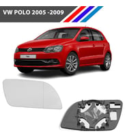 VW Polo Sağ Dış Ayna Camı Yolcu Tarafı 2005 -2009