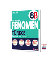 Fenomen Yayıncılık 2025-2026 8. Sınıf Türkçe Soru Bankası B Seviyesi Güncel Müfredat Video Çözümlü (Çok Renkli)