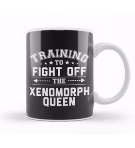 Training To Fight The Xenomorph Queen Alien Kupa Bardak Porselen