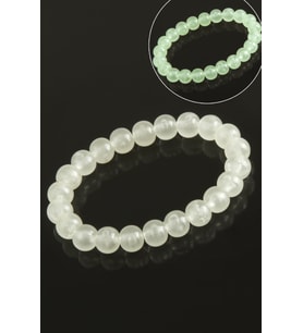 Fosforlu Bileklik 10 mm (Beyaz)