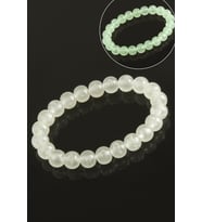 Fosforlu Bileklik 10 mm (Beyaz)