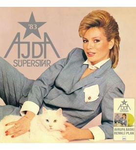 Ajda Pekkan Süperstar 83 Renkli LP Plak (Karışık)