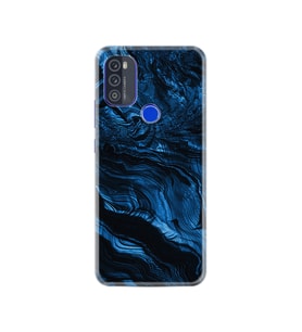 Reeder P13 Blue Max 2021 Kılıf Resimli Desenli Baskılı Silikon Kılıf Blue MArble 1379