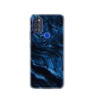 Reeder P13 Blue Max 2021 Kılıf Resimli Desenli Baskılı Silikon Kılıf Blue MArble 1379