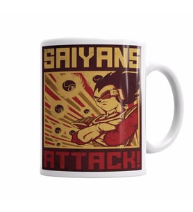 Poster Saiyans Kupa Bardak Porselen