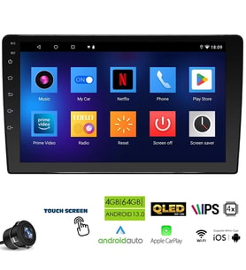 NEWFRON NF-Z90C Android Ekran Multimedya 9 Inch 4+64GB 4 Çekirdek Android 13 (Siyah)