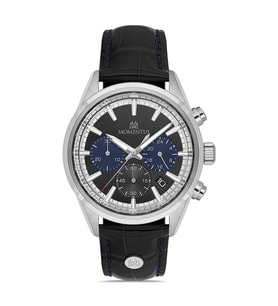 MOMENTUS CC306S-05BS SİYAH DERİ KORDON ERKEK KOL SAATİ