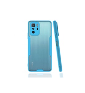 Xiaomi Poco X3 Gt Kılıf Platin Silikon - Mavi