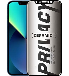 Apple Uyumlu   iPhone 13 Hayalet Ekran Koruyucu Mat Seramik Hayalet Gizli