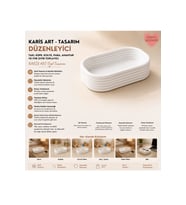 Şık 3D Tasarımlı 18cm Dekoratif Kase - Takı ve Aksesuar Organizeri