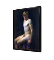 Sans Titre Çerçeveli Mdf Tablo