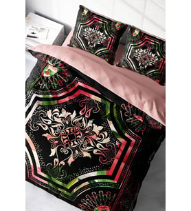 Nevresim Takımı %100 Doğal Pamuk Çift Kişilik 3d Digital Roses Pattern