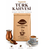 Türk Kahvesi Beyyurdu Bol Köpüklü Yoğun Aromalı Taze Öğütülmüş Kahve