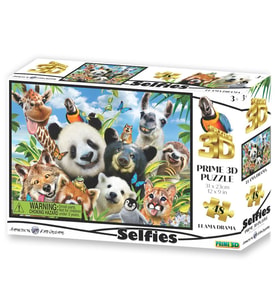 Prime 3D - Lama Selfie 48 Parça Puzzle 10647