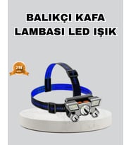 Northcity Gece Balıkçılığı ve Outdoor İçin Su Geçirmez LED Kafa Lambası – USB Şarjlı 60° Ayarlanabilir Far