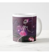 Halloween Hayalet Pembe Porselen Kupa Bardak