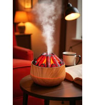 Ahşap Tasarımlı 300ML Hava Nemlendirici ve Aromalı Difüzör