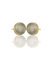 Kadir Jewellery 22 Ayar Altın Kaplama Kadın Minimal Küpe -El İşçiliği Ve Hipoalerjenik Küpe