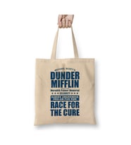 The Office Dunder Mifflin Bez Çanta Uzun Saplı (Beyaz)