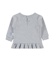 Civil Baby Kedi Baskılı 6-18 Ay Sweatshirt - Gri 12-18 Ay