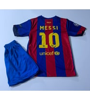 f.c Barcelona 2015 Şampiyonlar Ligi Finali LİONEL MESSİ Nostalji Çocuk Forması 2li set