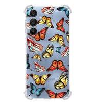 PrintiFy Samsung Galaxy A25 Uyumlu Water Color 2 Baskılı Şeffaf Köşe Korumalı Antişok Kılıf