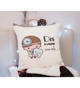 Diş Hekimi Yastık Kişiye Özel