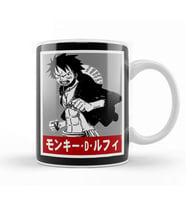 One Piece Monkey D Luffy 06 Kupa Bardak Porselen