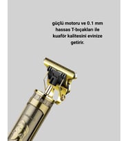 Mulvxkrg Krg02 Lcd Ekranlı Şarjlı Tıraş Makinesi Erkek Saç Sakal Kesme (Mulvix)