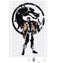 Mortal Kombat Ninja Masculino Puzzle 240 Parça Yapboz