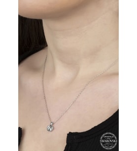 Swarovski Crystal Kadın Rivoli-2 Gümüş Kolye