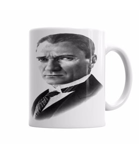 mustafa kemal atatürk  1 Kupa Bardak Porselen