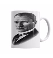 mustafa kemal atatürk  1 Kupa Bardak Porselen