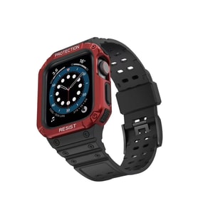 Watch 42Mm Kr401 Kordon (Saat Değildir) - Siyah-Kırmızı