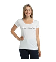 Bant Giyim - Game Of Thrones Arya Beyaz Kadın T-shirt Tişört