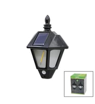 2 PCS  SOLAR - GÜNEŞ ENERJİLİ DUVAR LAMBASI COB LED SENSÖRLÜ= 3 MOD FONKSİYON BAHÇE-BALKON-SOKAK PT-2981