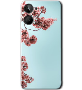 Realme 10 4G Kılıf HD Desen Baskılı Kılıf - Japon Çiçeği
