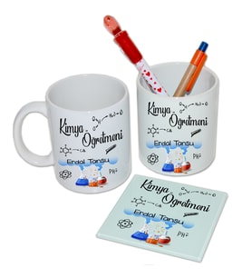 Matematik Öğretmenine Hediye - Öğretmenler Günü İsimli Set