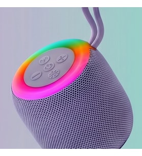 Taşınabilir Kablosuz Hoparlör, LED Işıklı Bluetooth Hoparlör