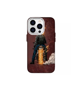 Iphone 14 Pro Max Özel Ghost Ri̇der Tasarimli Lüks Si̇li̇kon Kilif Uyumlu (Çok Renkli)