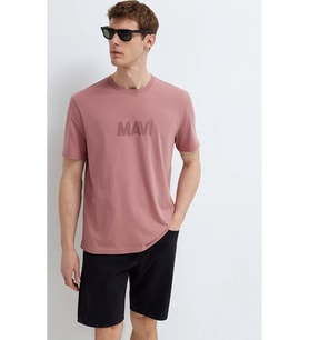 Mavi M0612896-70080 Mavi Logo Baskılı Tişört Erkek T-Shirt