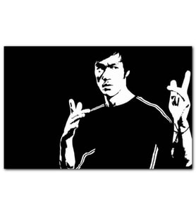 Cakatablo Bruce Lee Kungfu Teknik MDF Tablo