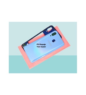 Samsung Galaxy A40 A 405 Uyumlu Arka Kapak Batarya Kapağı (Mavi)