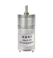 12V 620Rpm JGA25-370 Redüktörlü DC Motor Metal Dişli Yüksek Tork Kuvvet 25mm