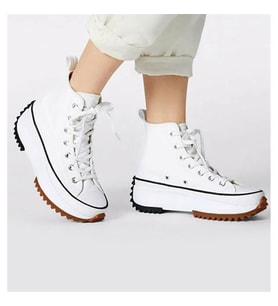 Prego Run Platform Bilekli Ayakkabı BEYAZ
